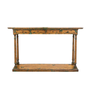 Small Verdigris Console Table