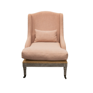 Pink Gustavian Chair