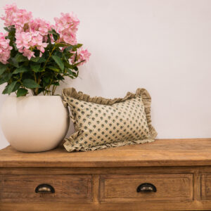 Forest Fanflower Brock Print Cushion