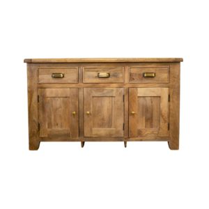 Denham Smoked Solid Mango Wood Large Sideboard