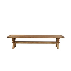 Denham Smoked Solid Mango Wood 1.75m Dining Bench