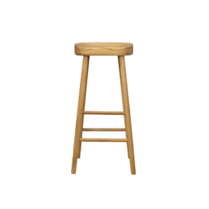 Oak Farmhouse Bar Stool