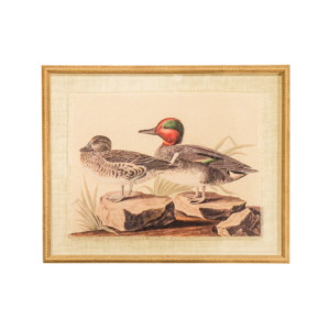 Teals on Linen