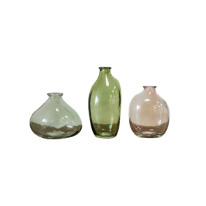 Set of 3 Pastel Vases