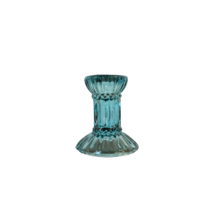 Blue Stem Candle Holder