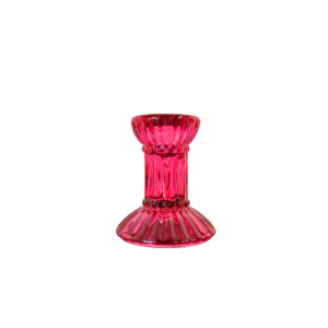 Pink Stem Candle Holder