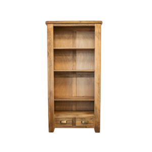 Denham Smoked Solid Mango Wood Large Bookcase