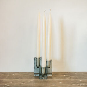 Set of 3 Blue Candle Holders