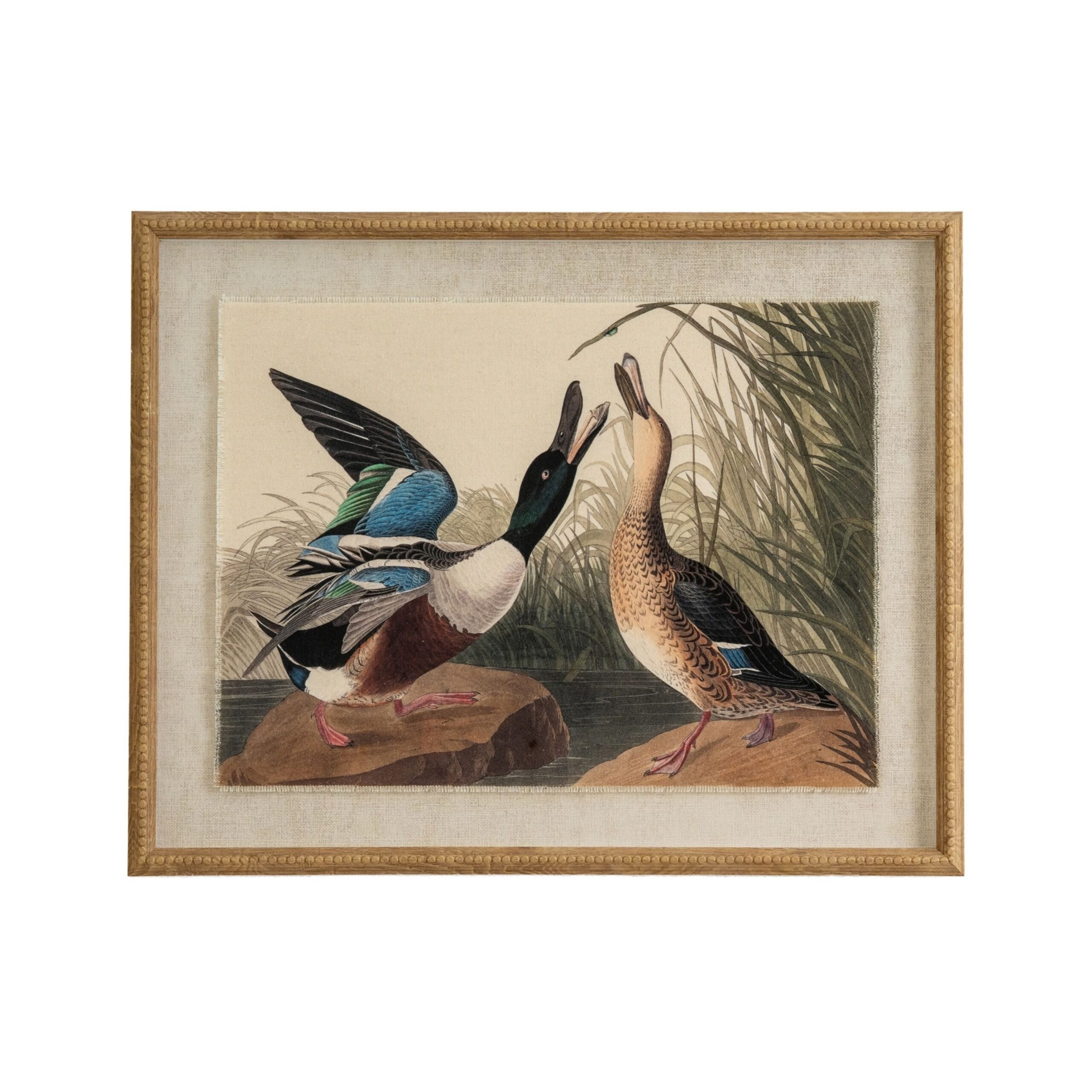 Mallards on Linen
