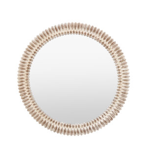 Pimlico White Wash Round Mirror