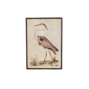Left Facing Heron Art