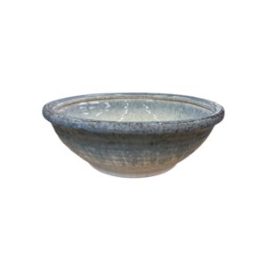Blue Glazed Ceramic Bowl