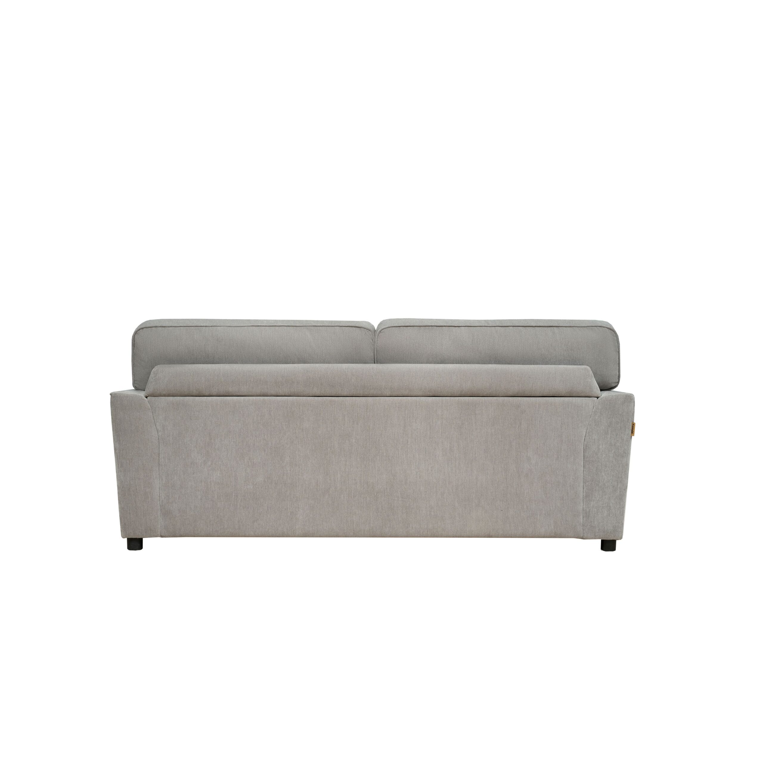 Harrow 3 Seater Sofa in Soft Grey - Image 3