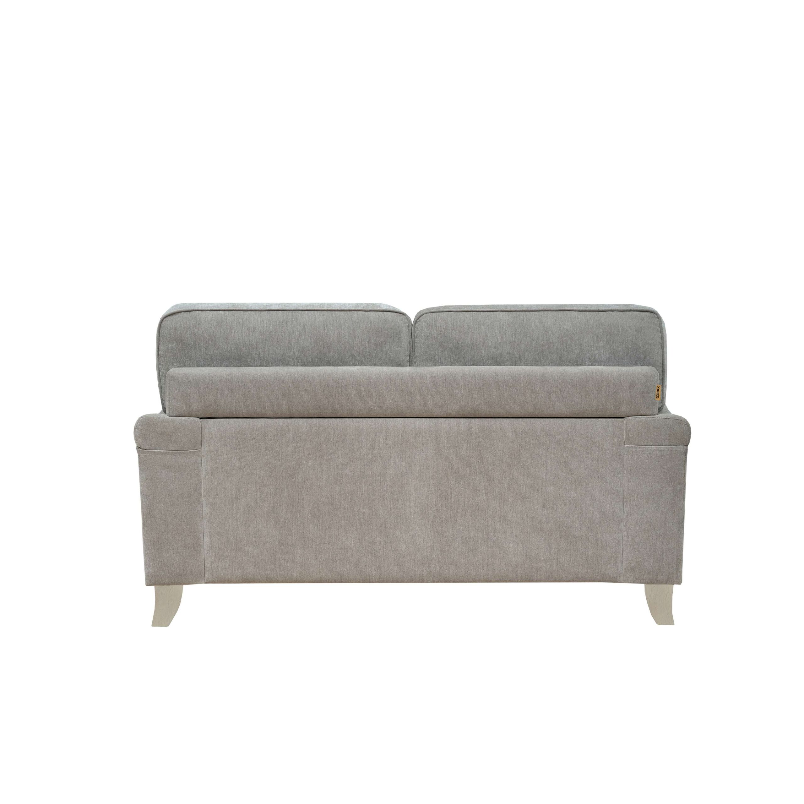 Stowe 2 Seater Sofa in Soft Grey - Image 3