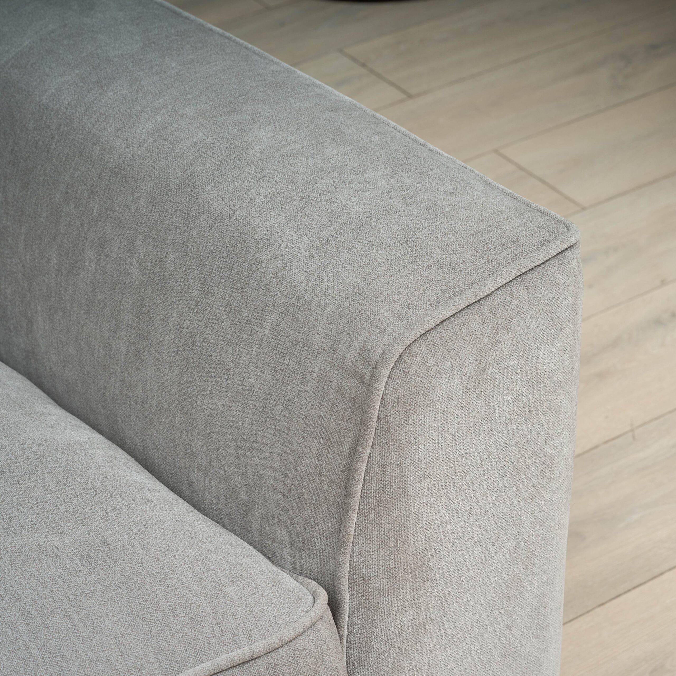 Harrow 3 Seater Sofa in Soft Grey - Image 5