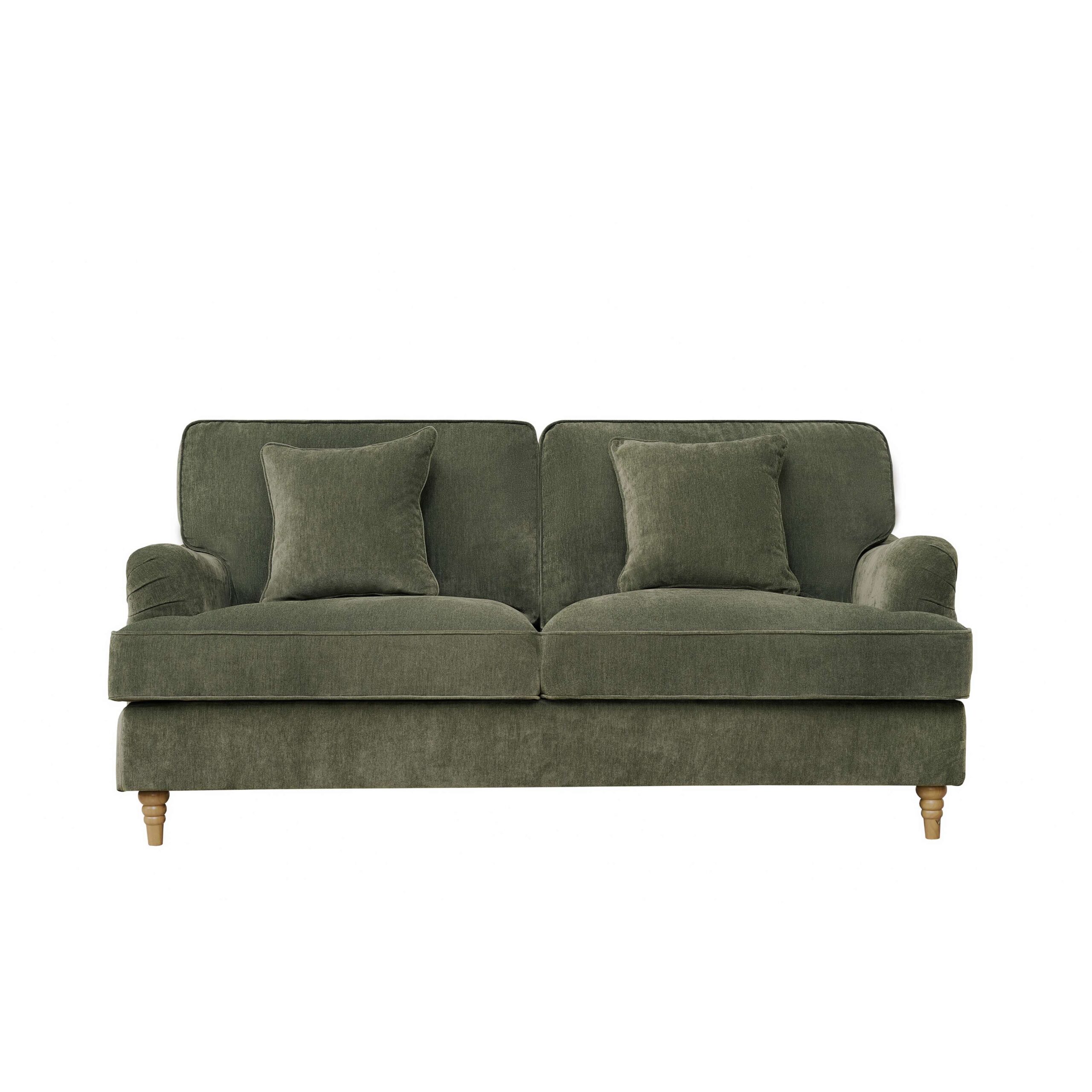 Stowe 3 Seater Sofa in Forest Green