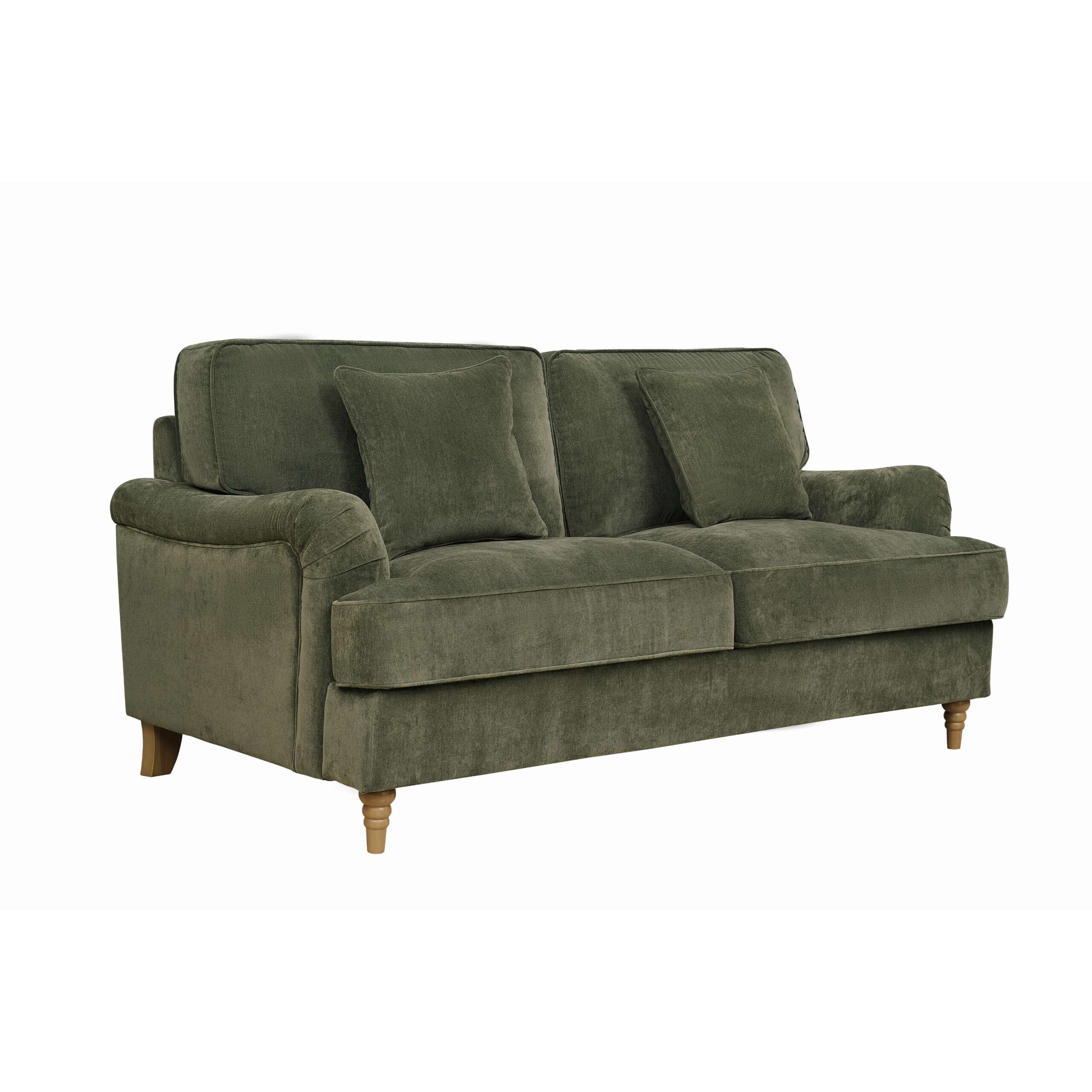 Stowe 3 Seater Sofa in Forest Green - Image 2