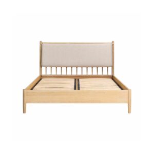 Wrenley Nordic Oak Double Bed Frame