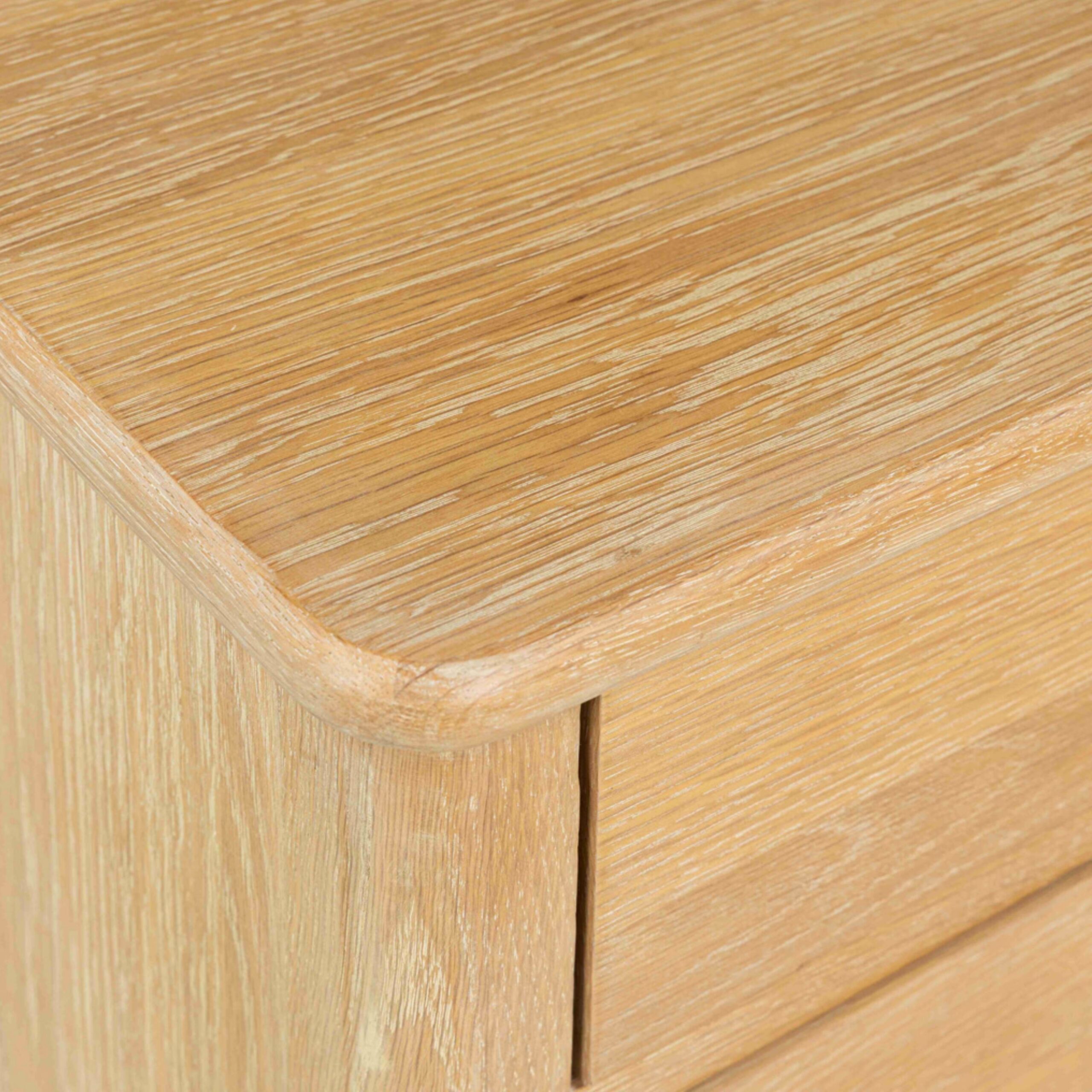 Wrenley Nordic Oak 1 Drawer Bedside Table - Image 5