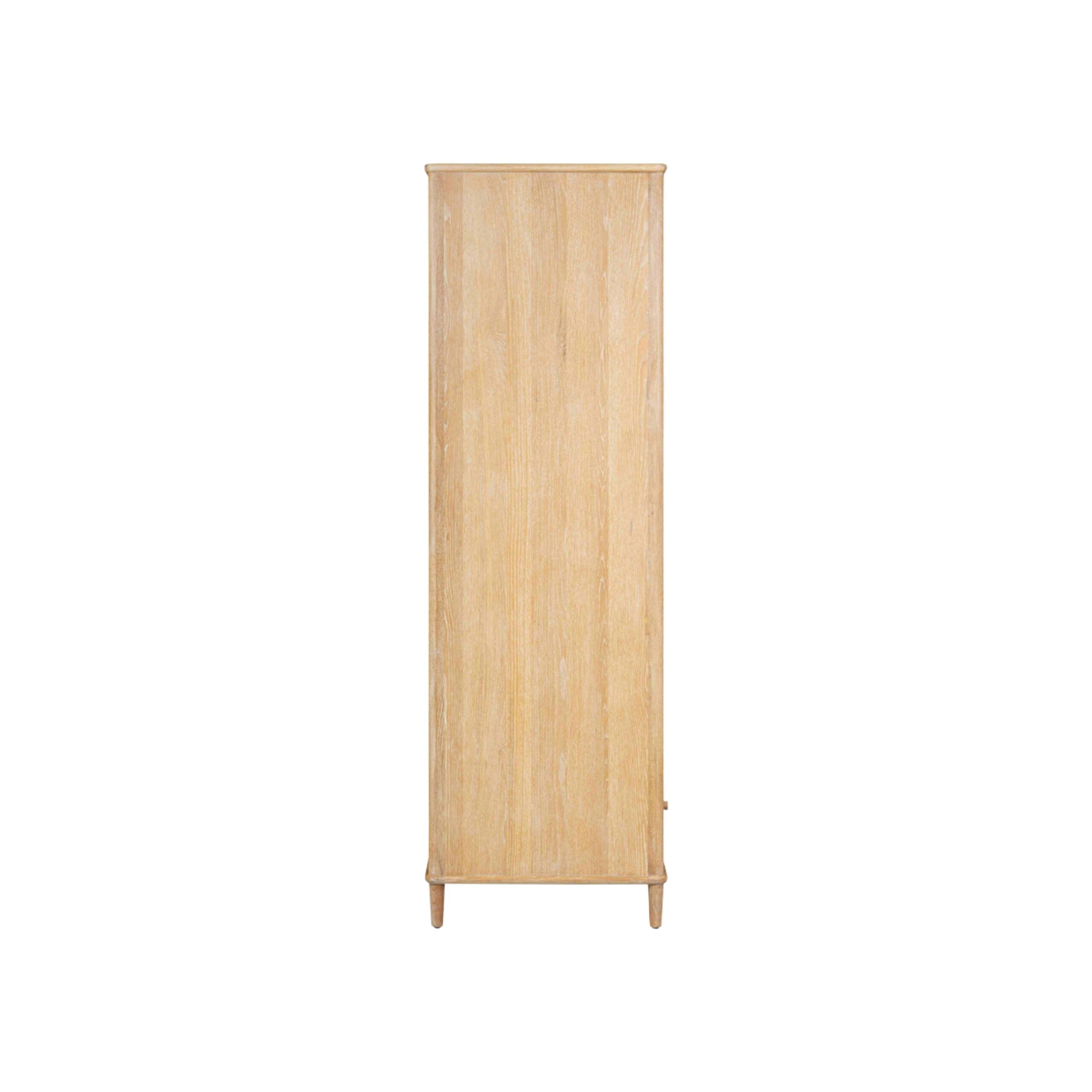 Wrenley Nordic Oak Double Wardrobe - Image 5