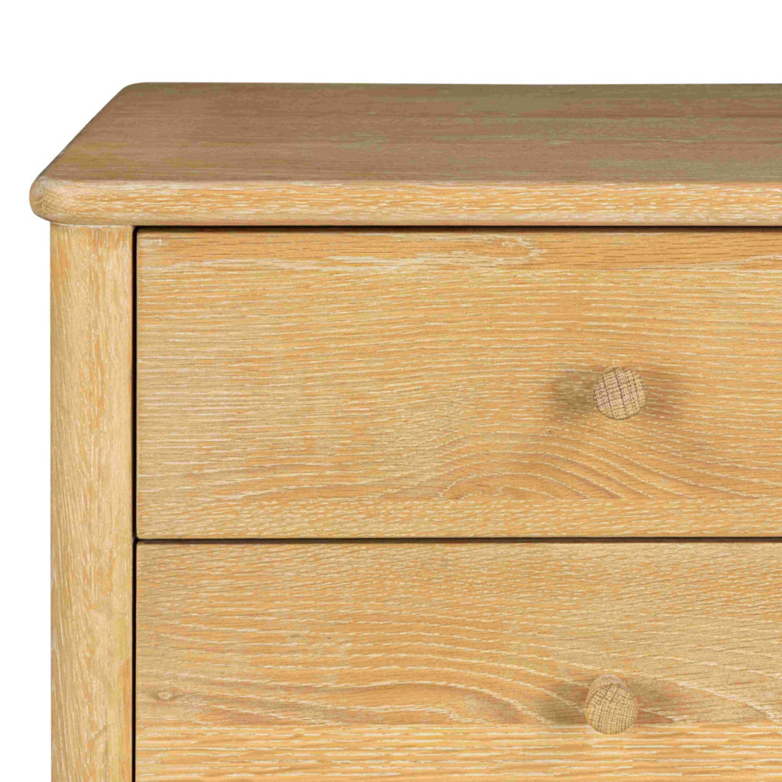 Wrenley Nordic Oak 5 Drawer Tall Boy - Image 6