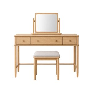 Wrenley Nordic Oak Dressing Table Mirror