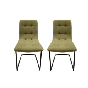 Pair of Hampton Dining Chairs in Hunter Green