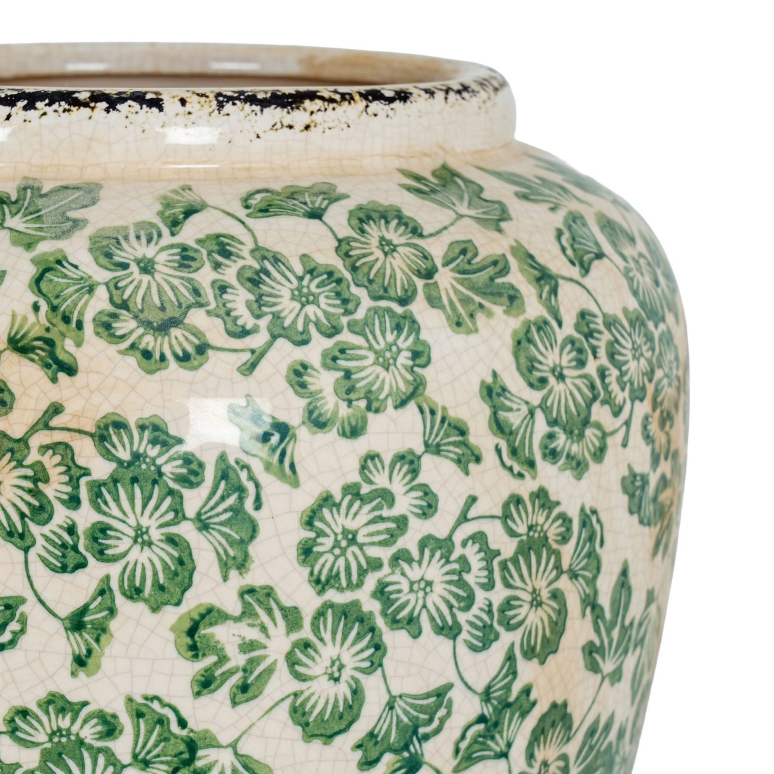 Large Green Clover Vase - Image 3
