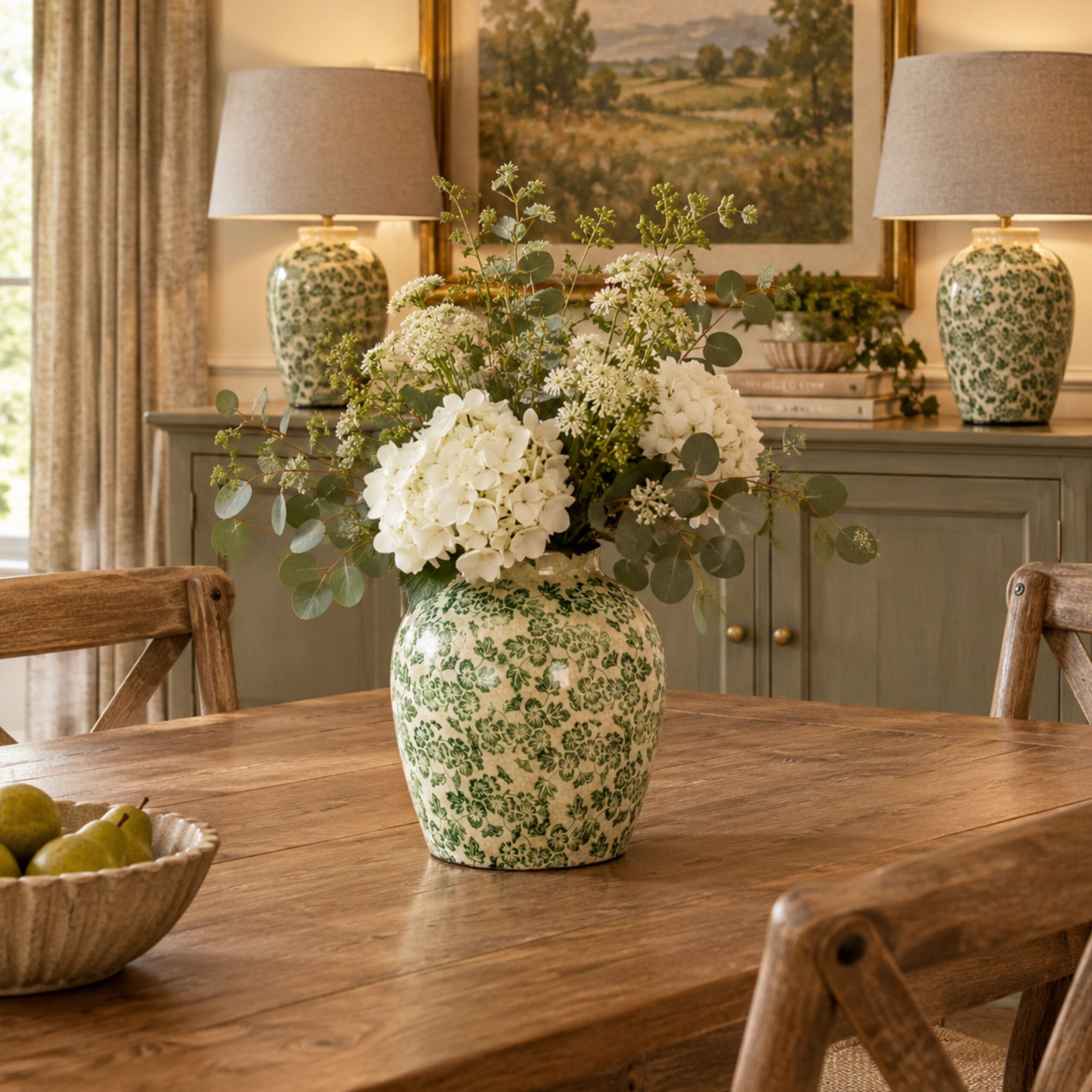 Large Green Clover Vase - Image 4