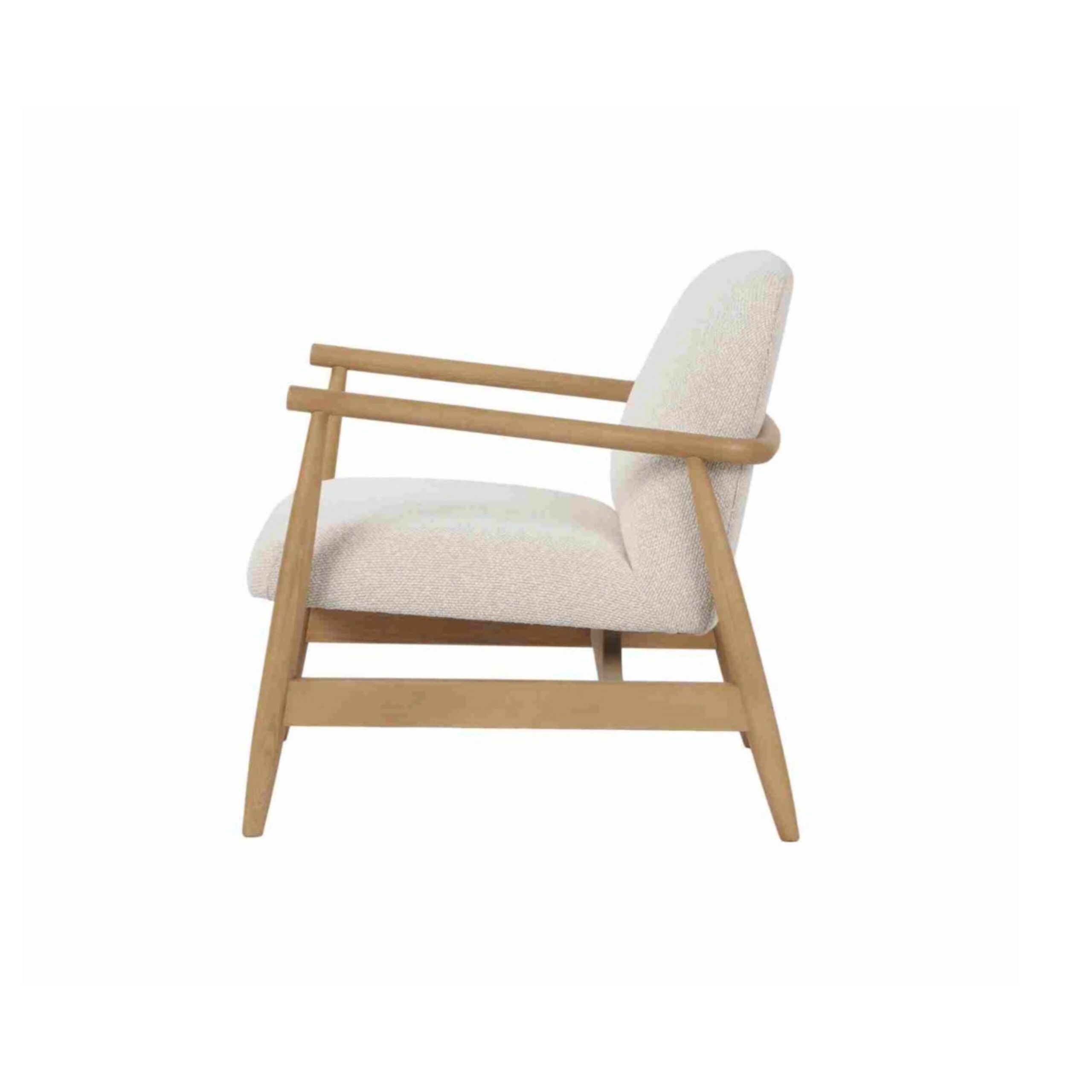 Natural Boucle Occasional Chair - Image 4