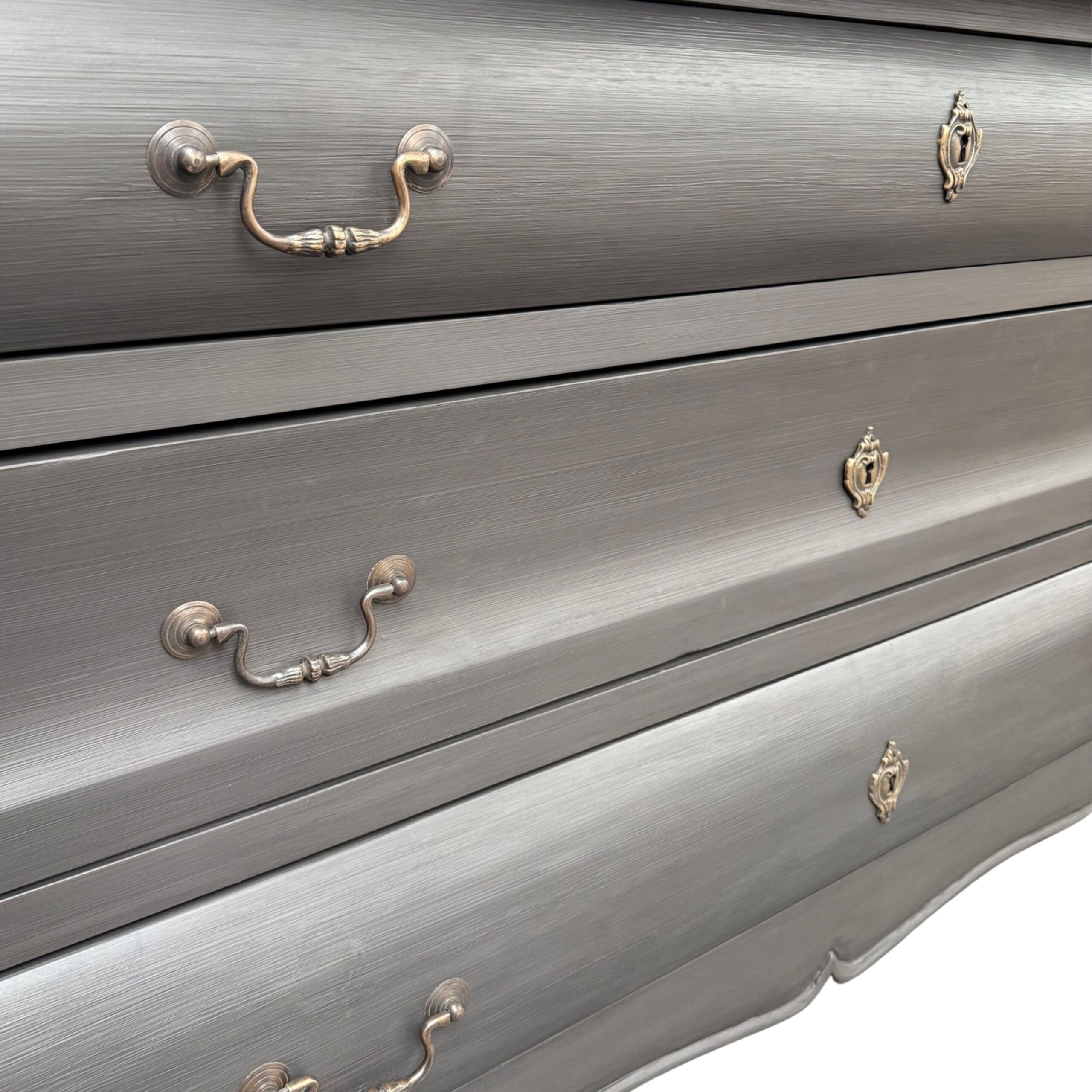 Elena 3 Drawer Chest in Dark Grey - Image 4