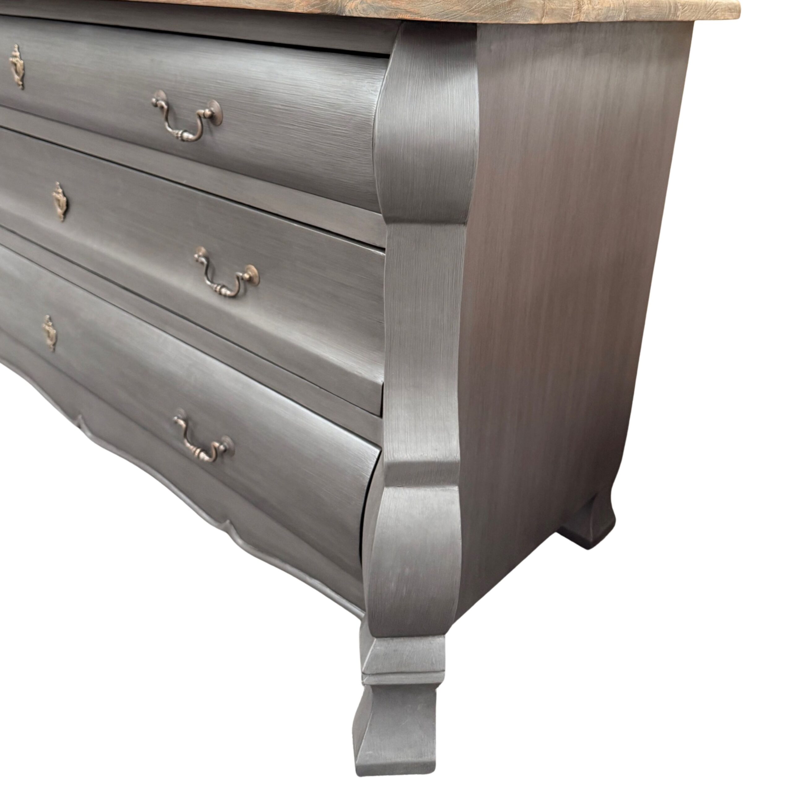 Elena 3 Drawer Chest in Dark Grey - Image 9