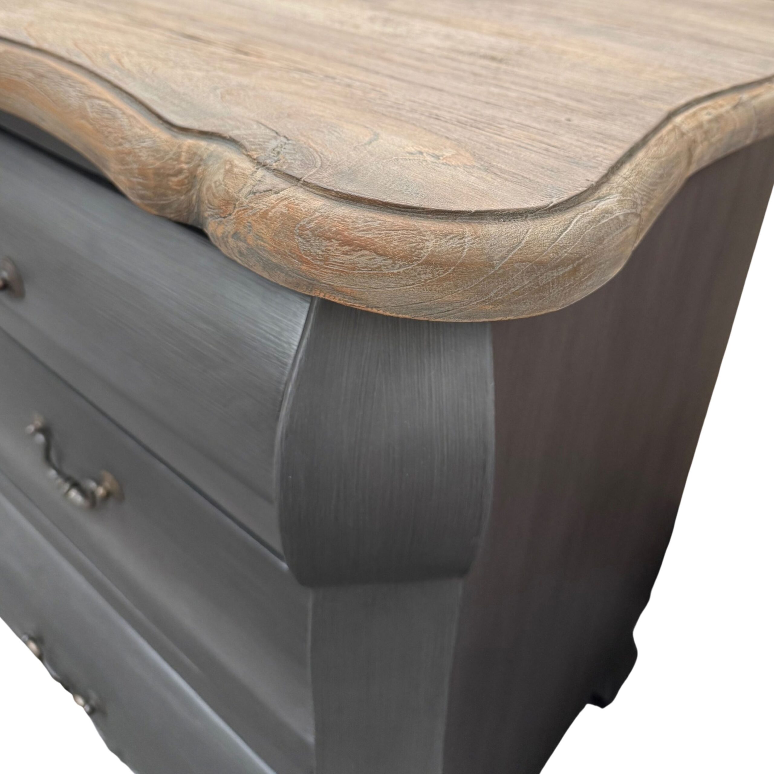 Elena 3 Drawer Chest in Dark Grey - Image 7