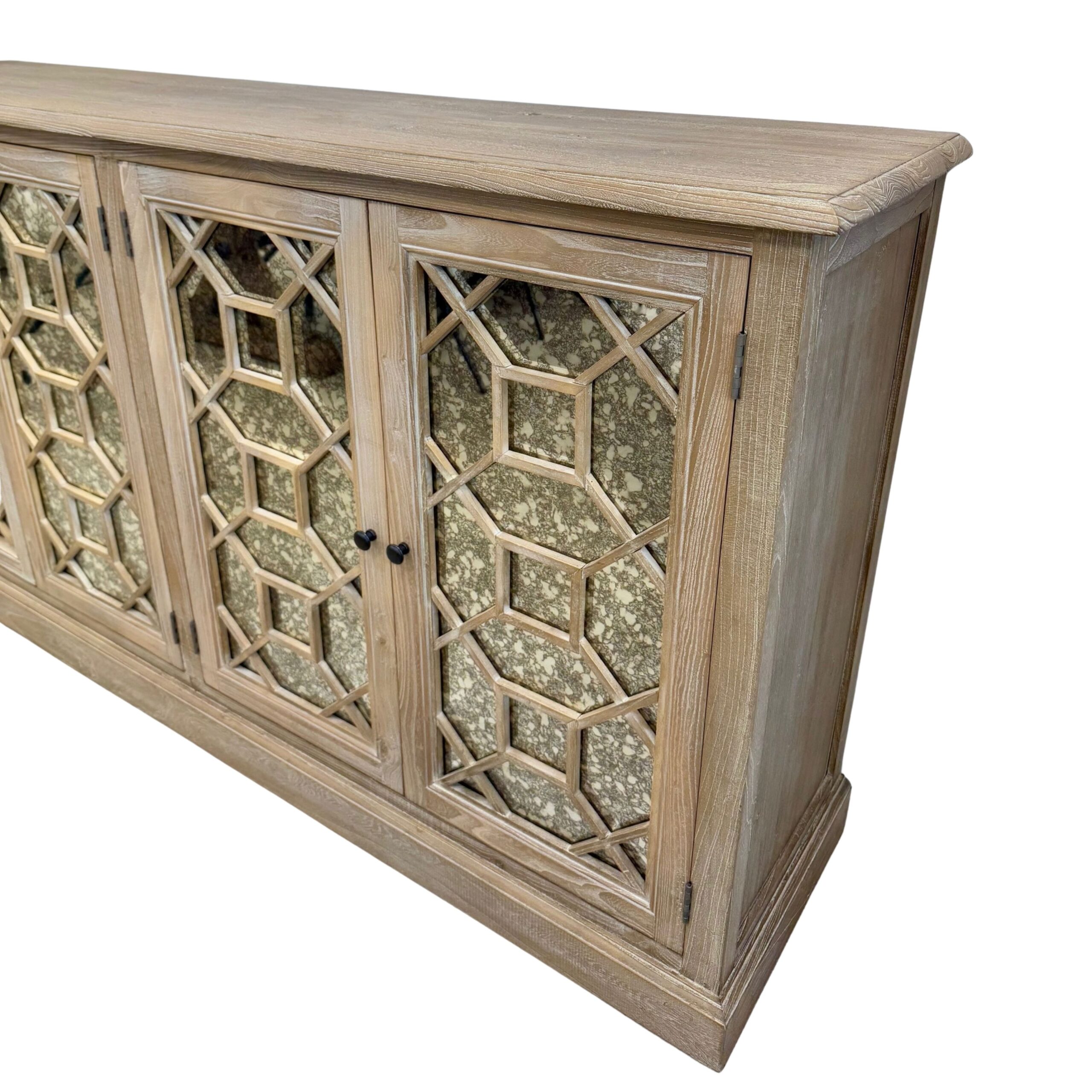 Large Antique Mirrored Sideboard - Image 3