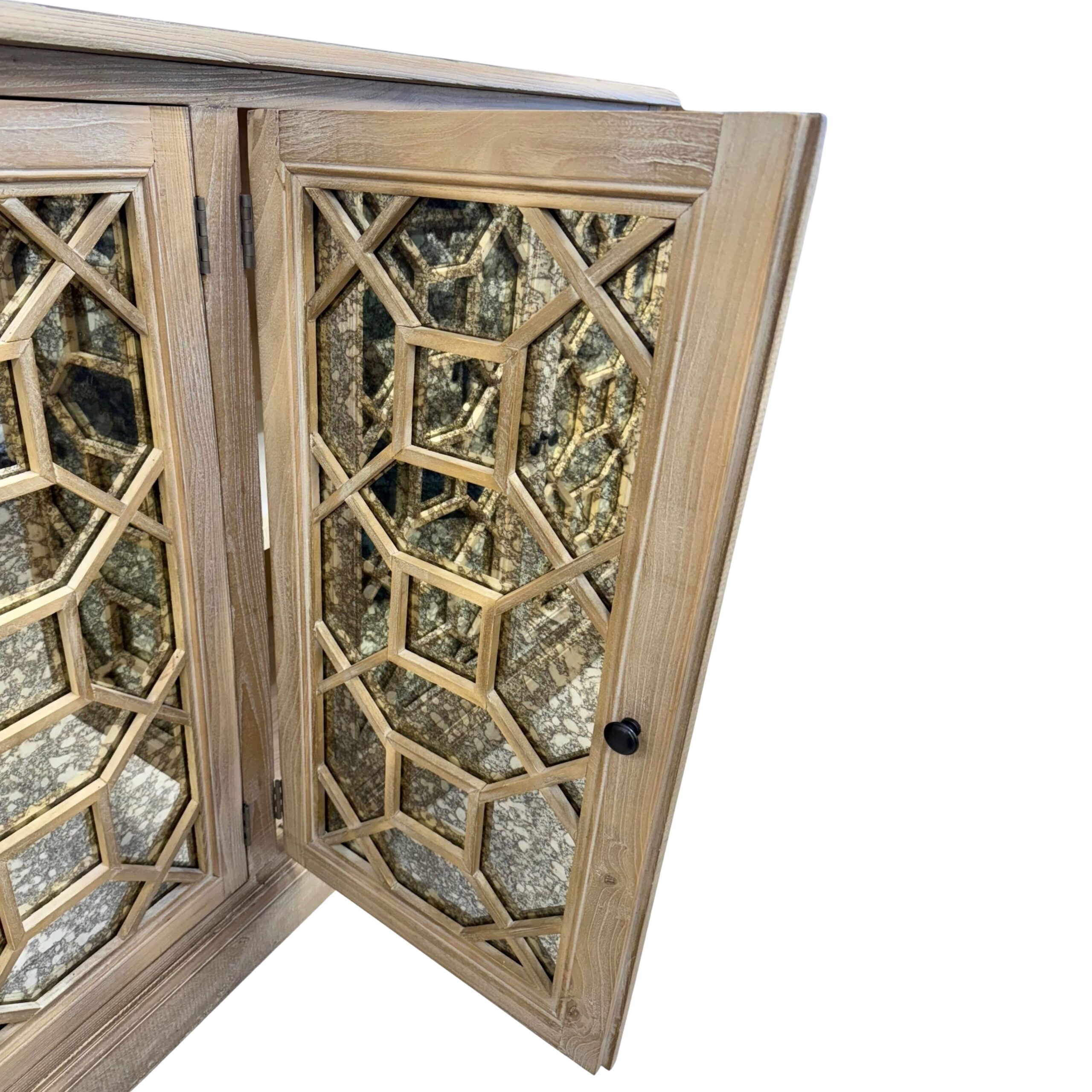 Large Antique Mirrored Sideboard - Image 6