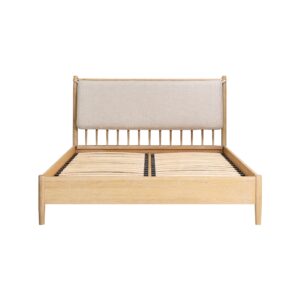 Wrenley Nordic Oak Kingsize Bed Frame