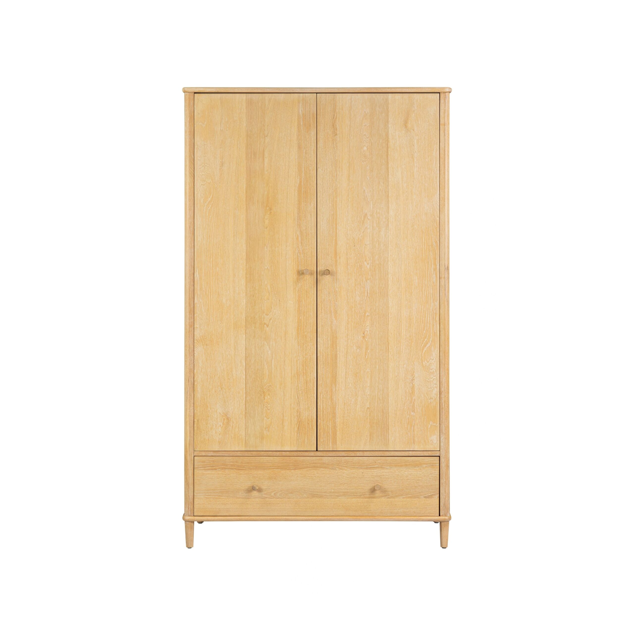 Wrenley Nordic Oak Double Wardrobe