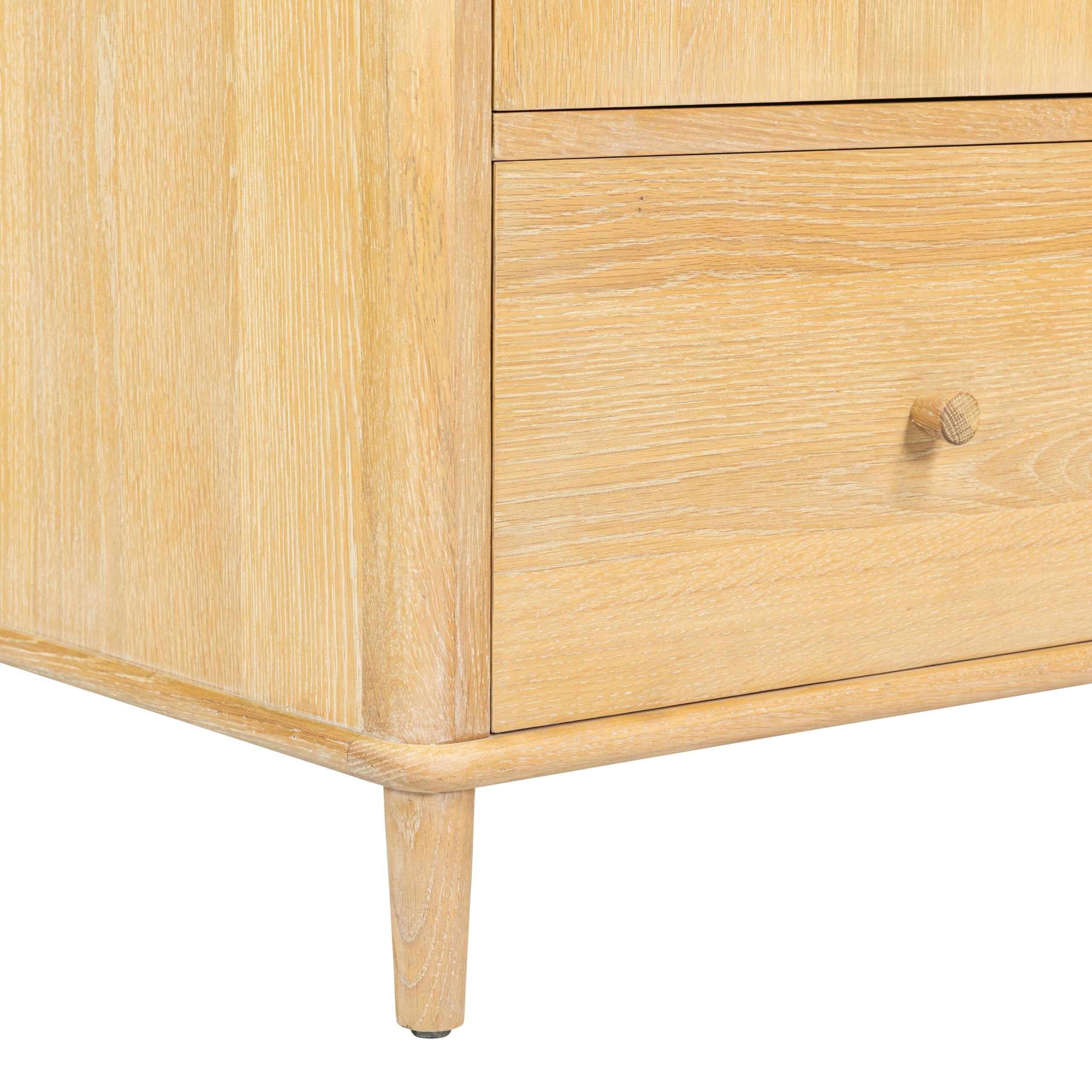 Wrenley Nordic Oak 5 Drawer Tall Boy - Image 5