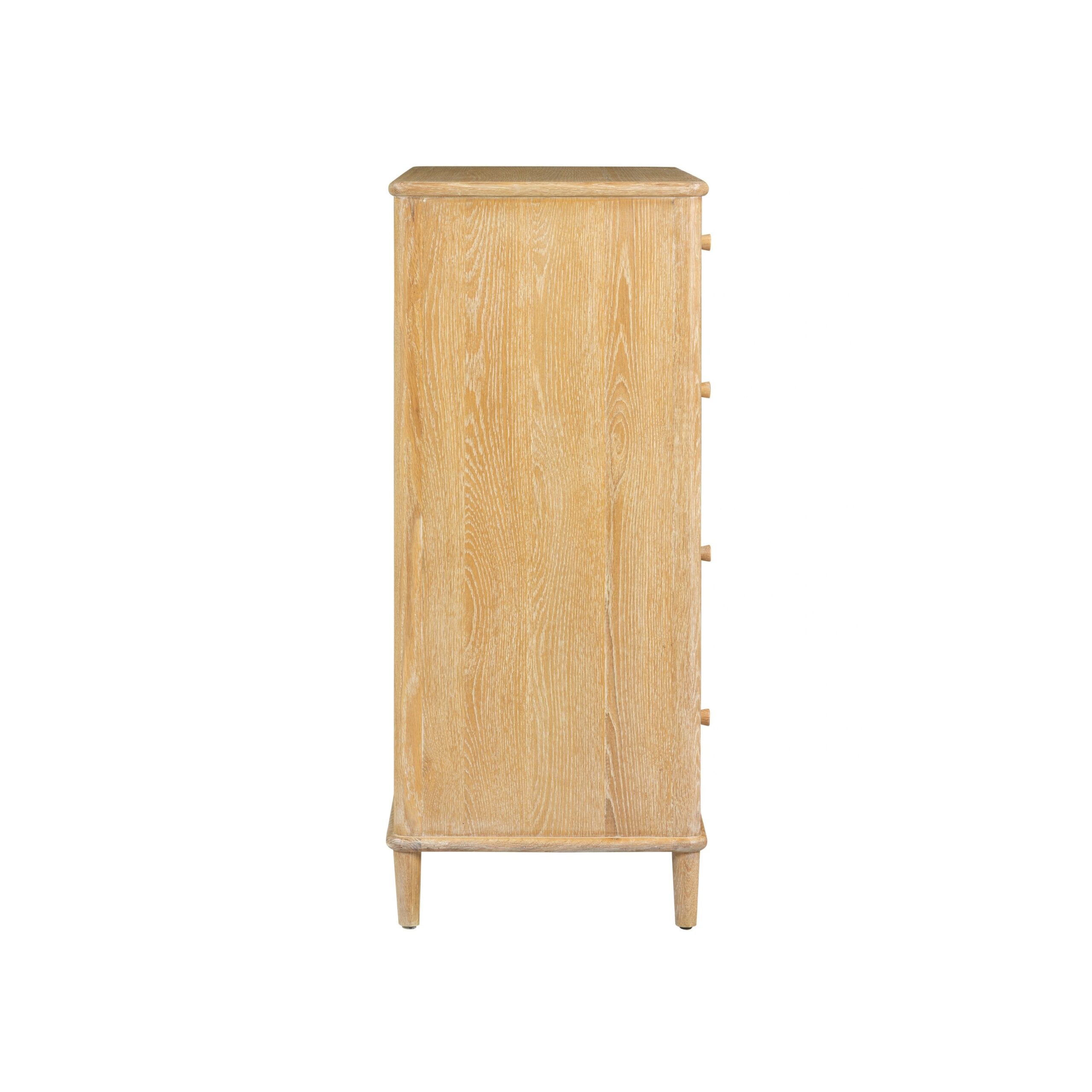 Wrenley Nordic Oak 5 Drawer Tall Boy - Image 4