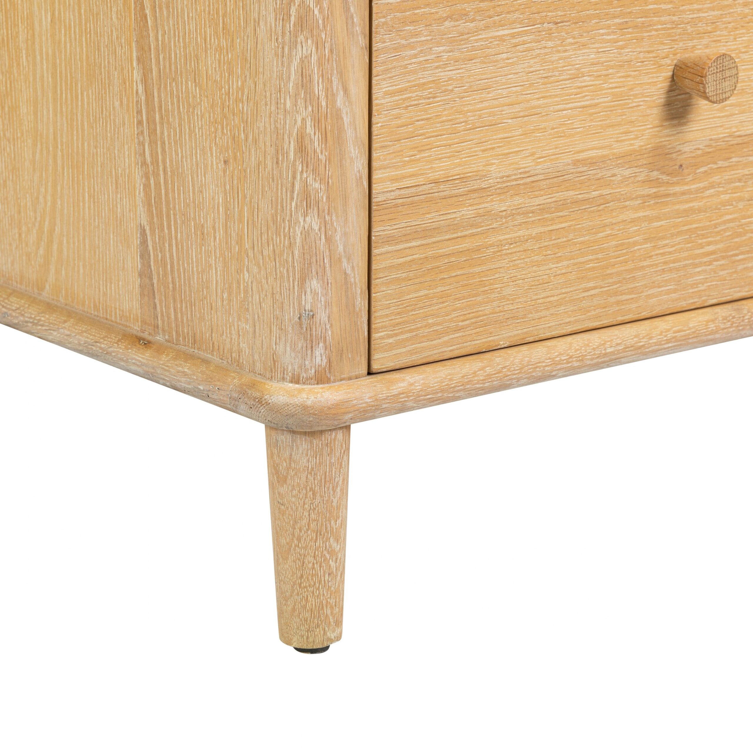Wrenley Nordic Oak 6 Drawer Wide Chest - Image 5